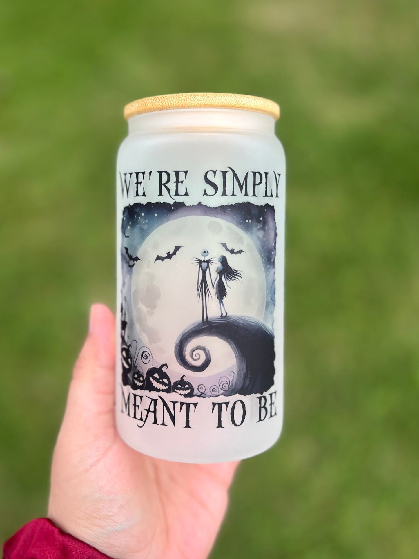Simply Meant To Be Beer Can Glass