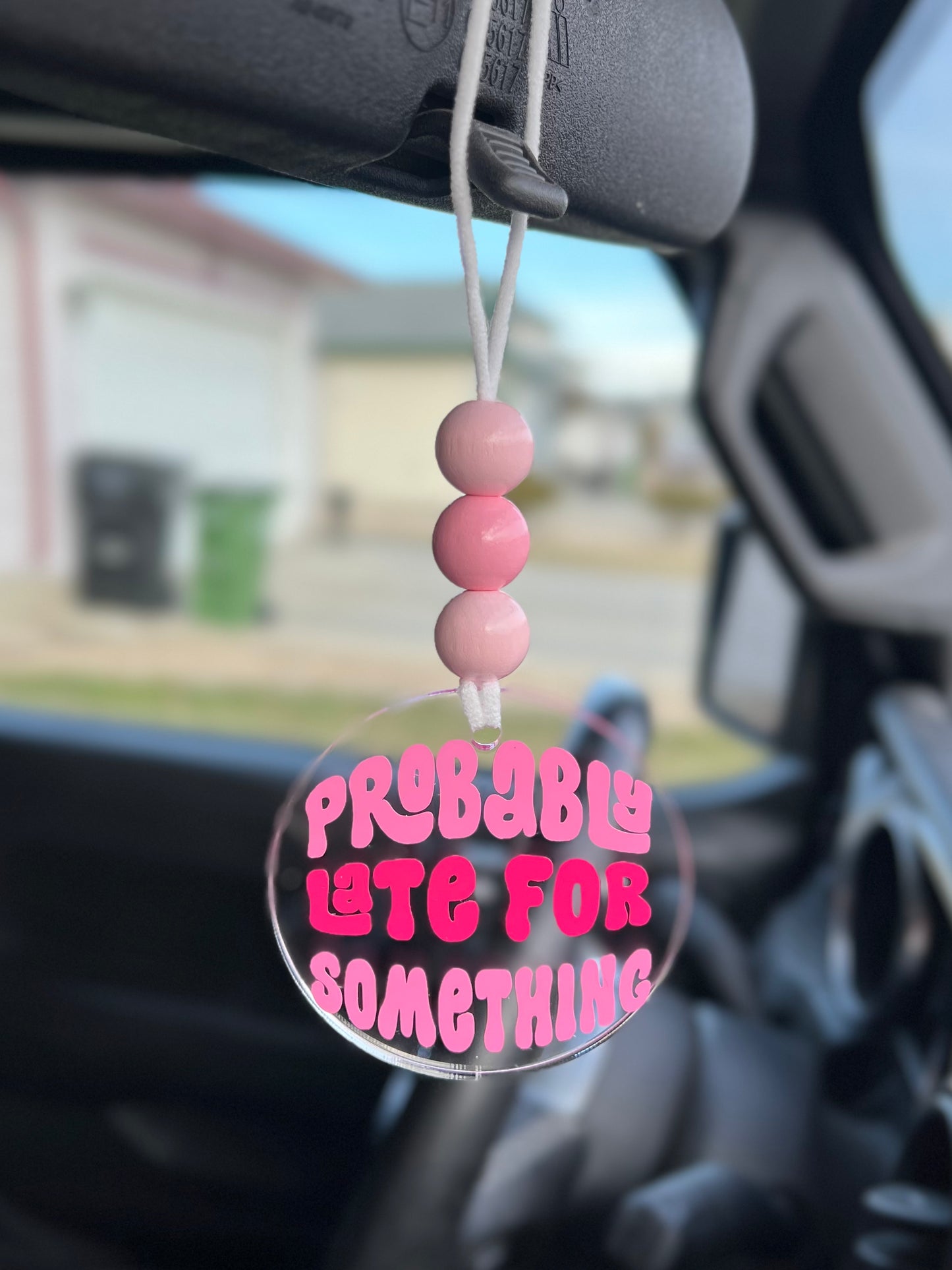 Late For Something Car Charm