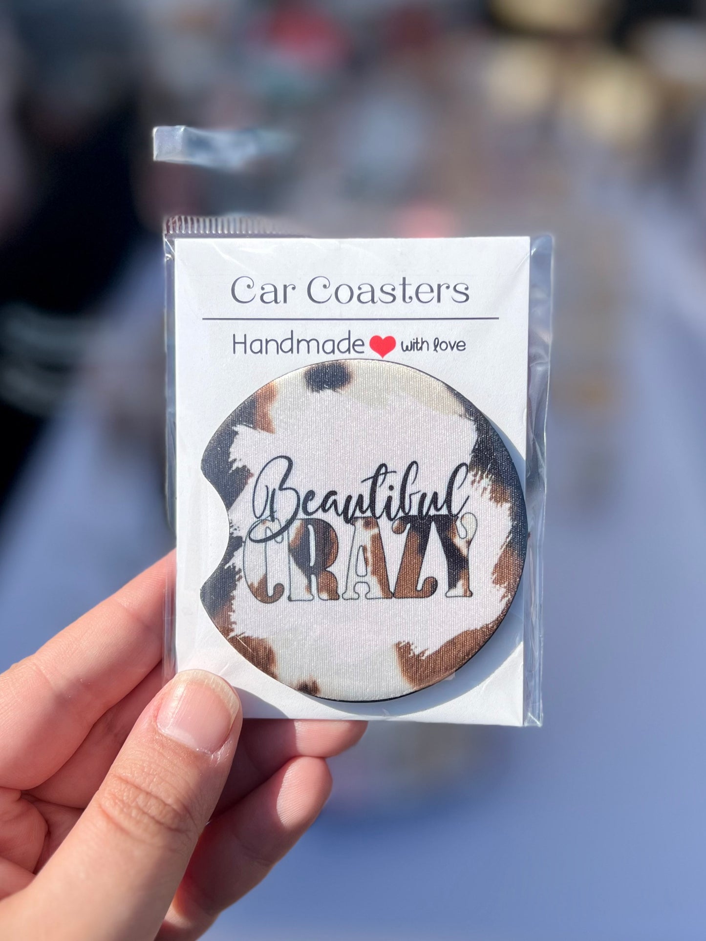 Beautiful Crazy Car Coaster