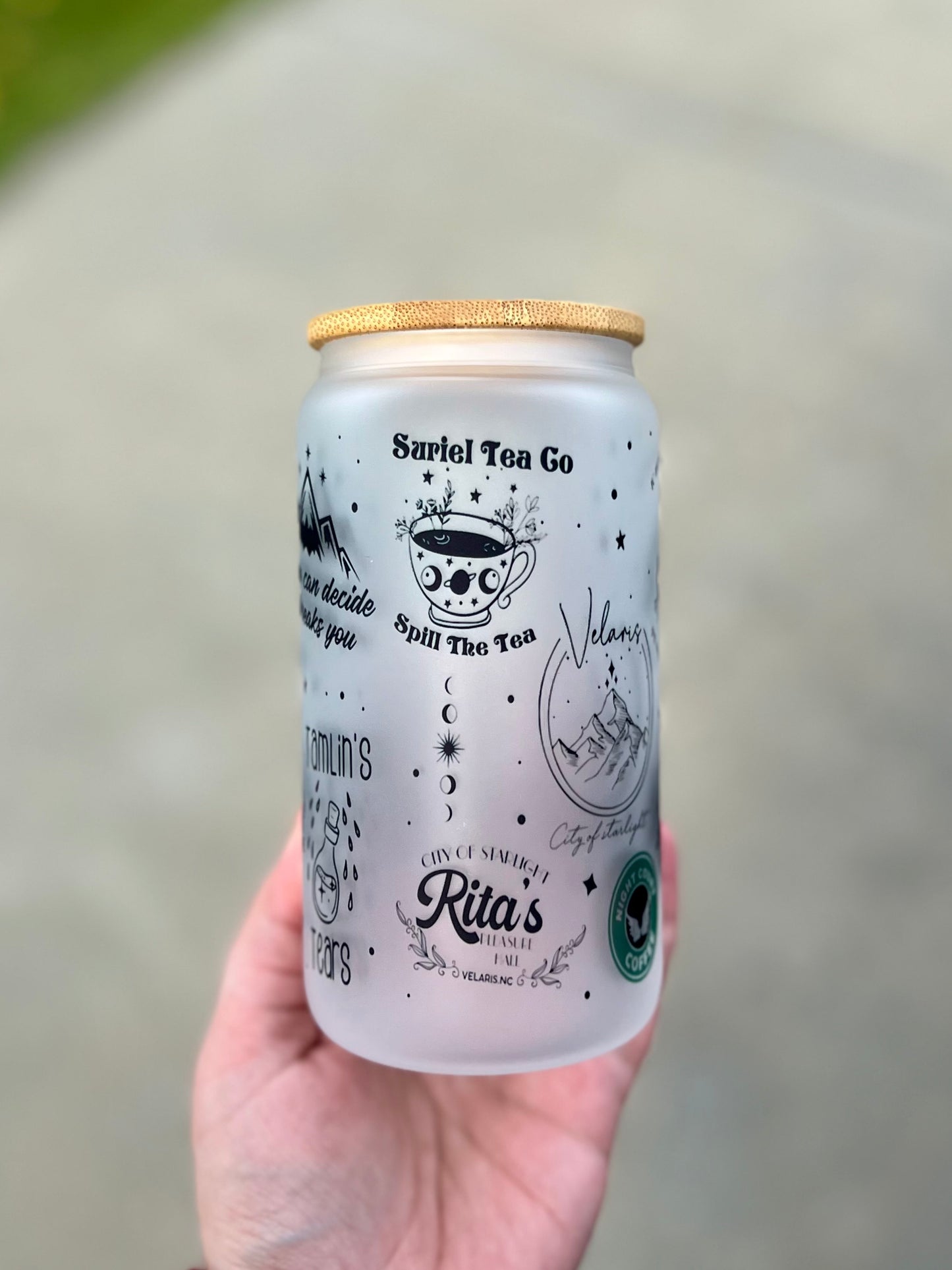 Acotar Beer Can Glass