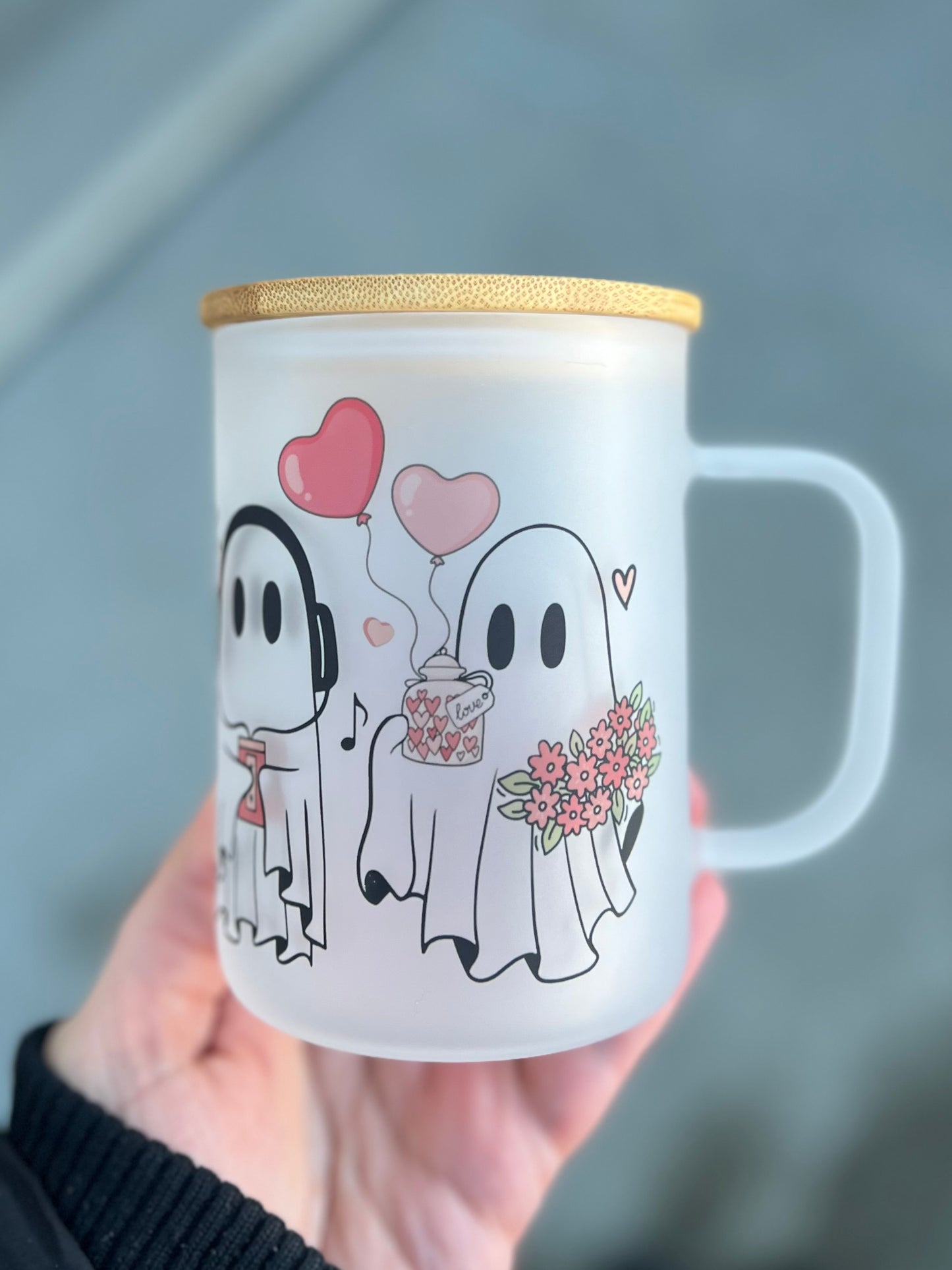 Love Ghosts Frosted Mug