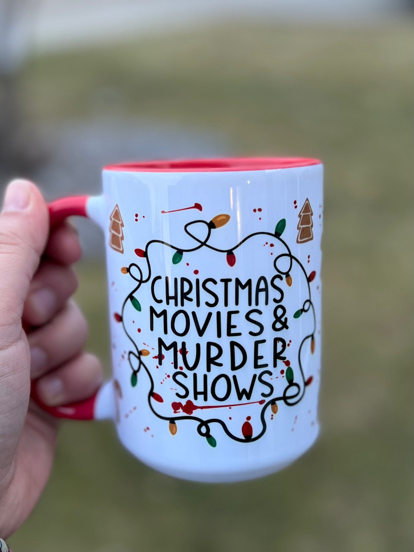 Christmas Movies & Murder Shows Mug