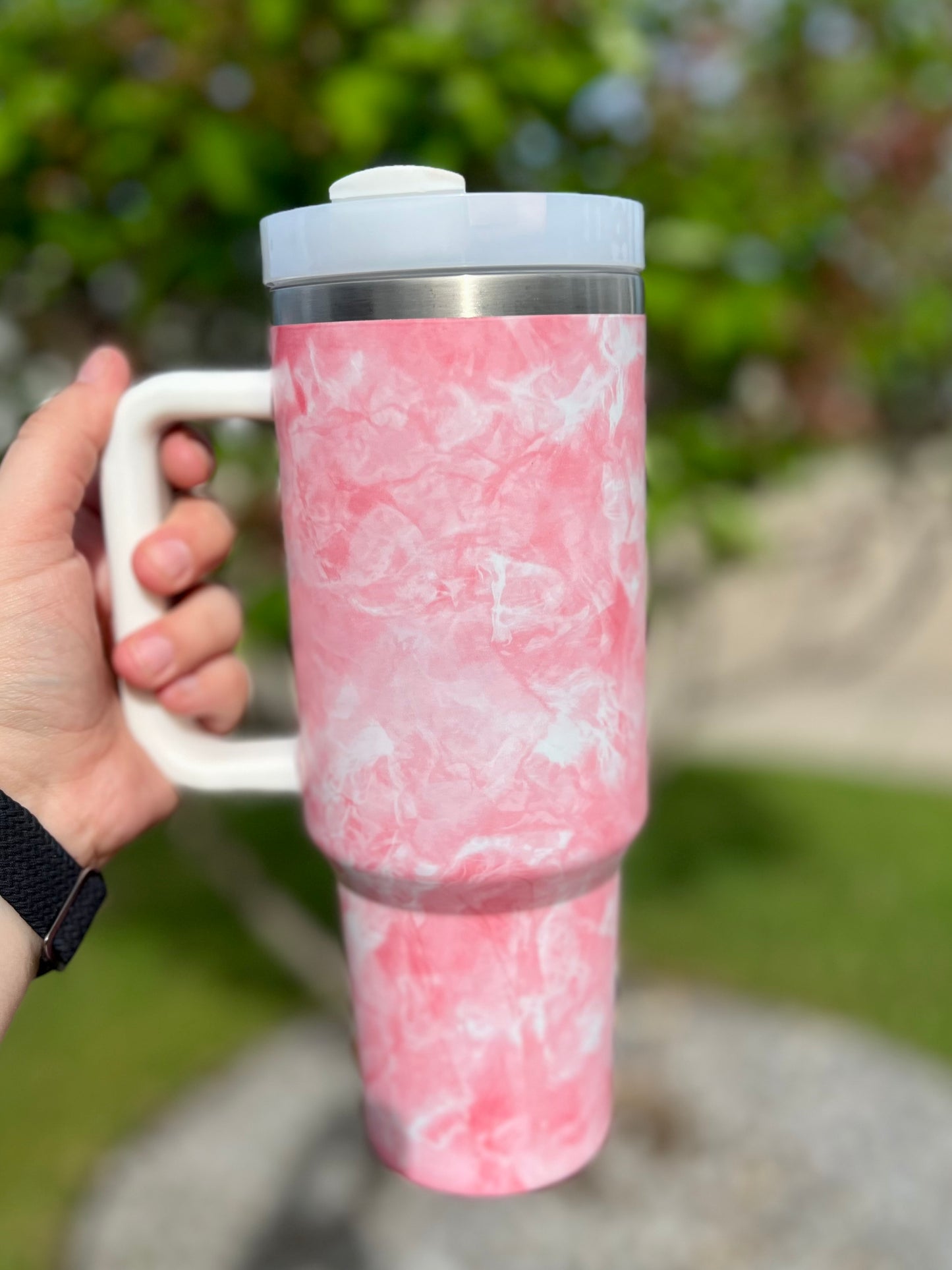 Pink Tie Dye 40 OZ