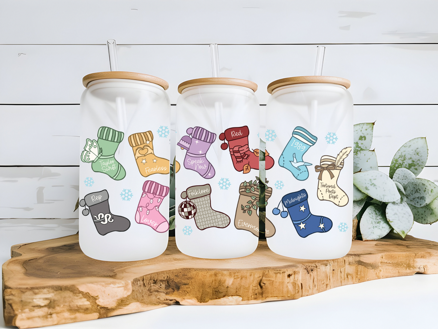 Taylor Stockings Beer Can Glass