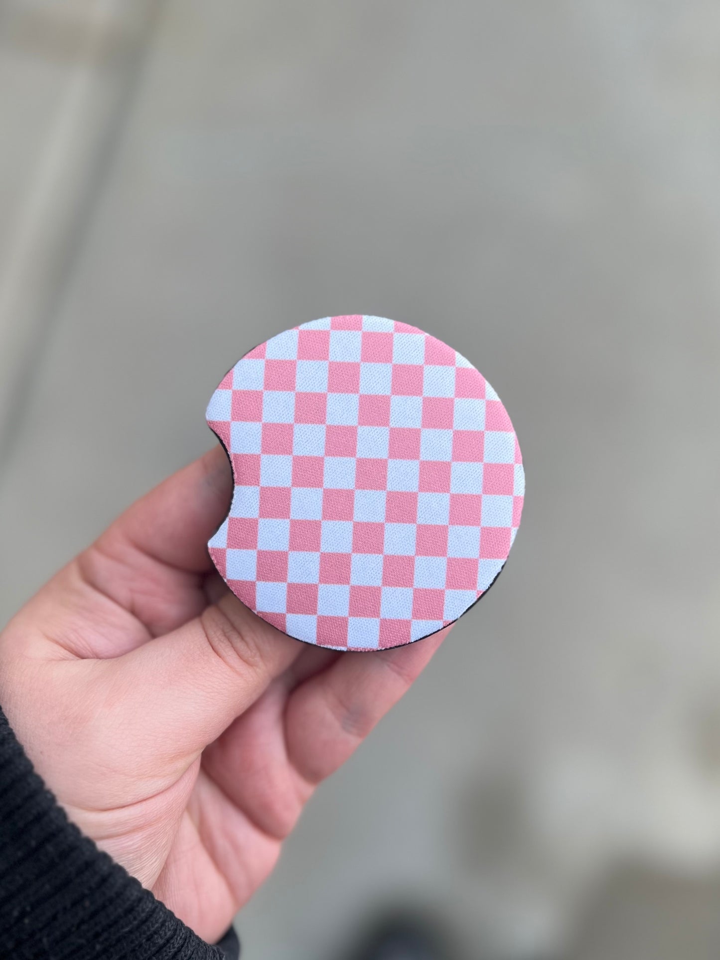 Checkered Car Coaster