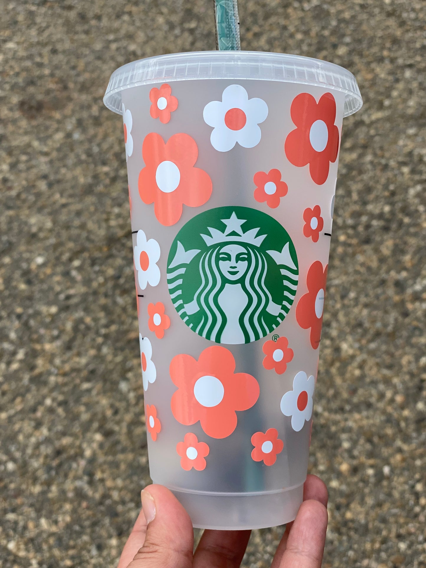 Retro Flowers Cold Cup