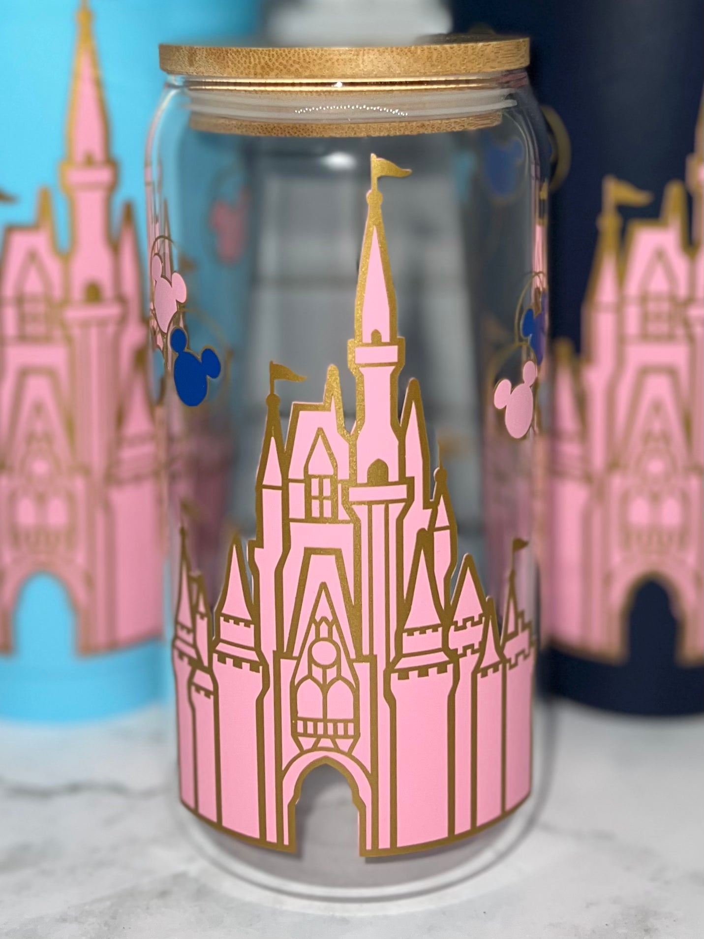 Castle Beer Can Glass