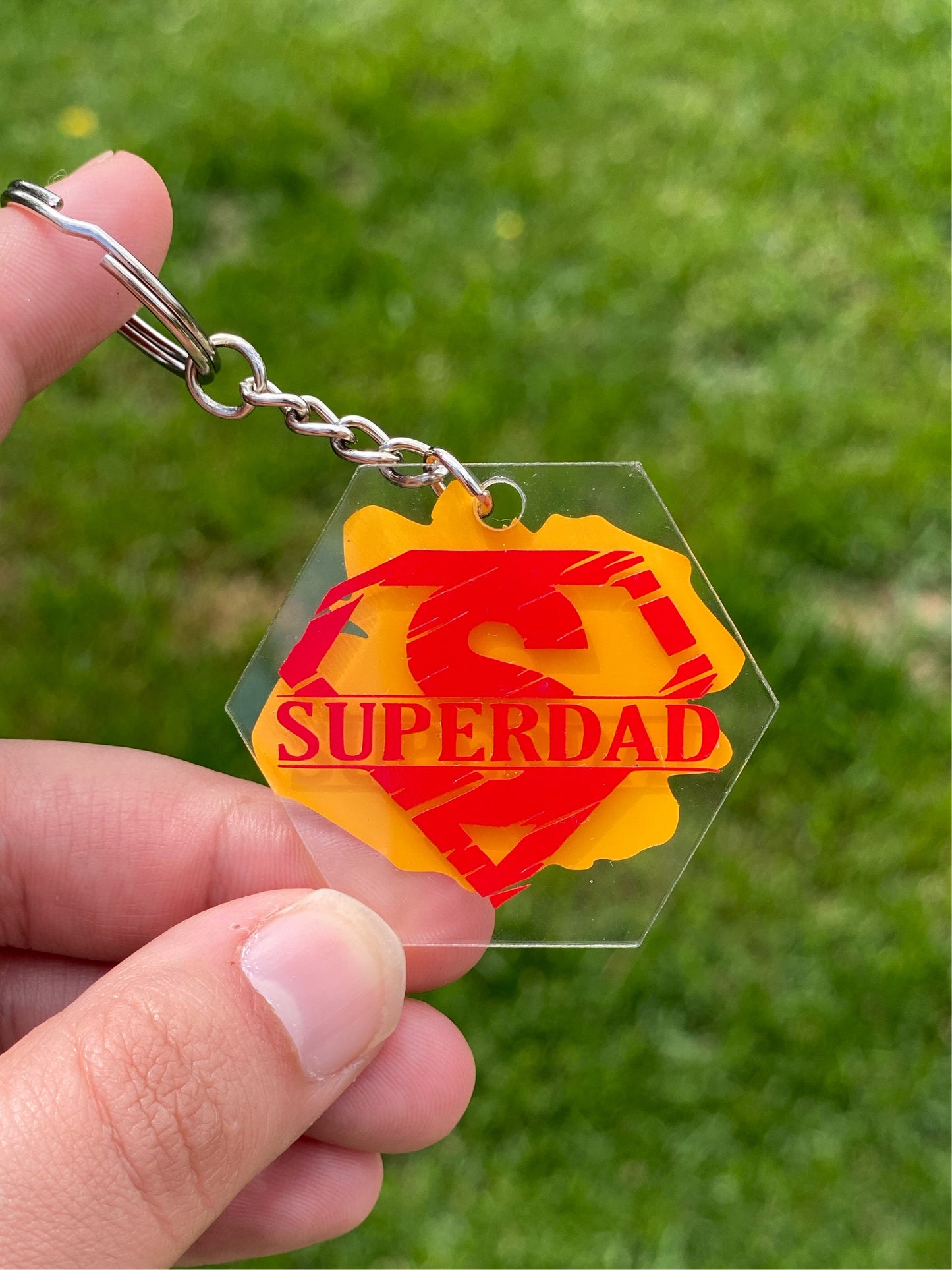 Super Dad Keychain