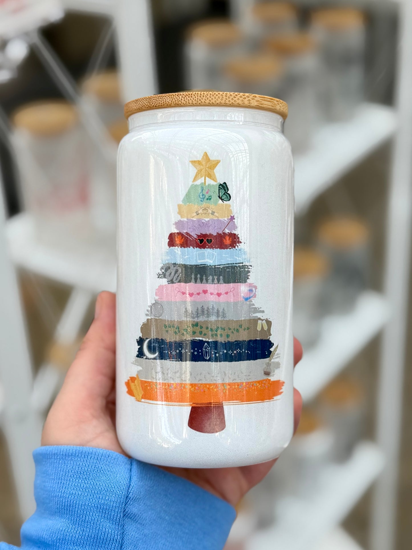 Swiftie Tree Beer Can Glass