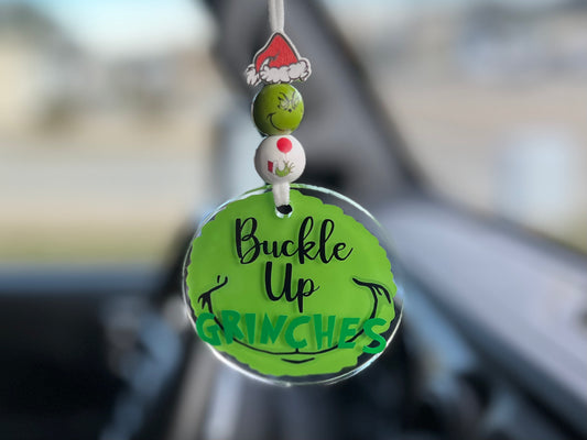 Buckle Up Grinches Car Charm