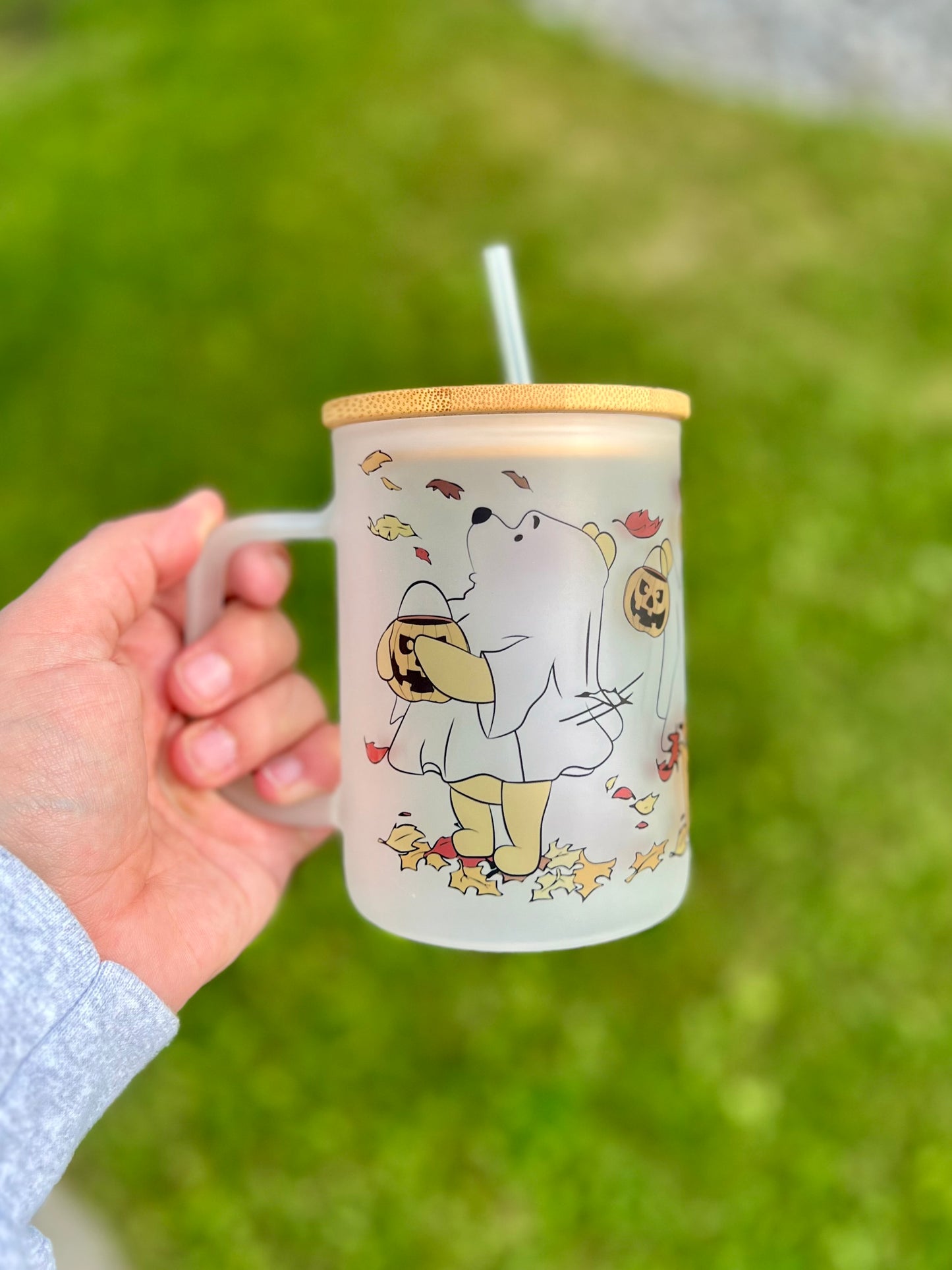 Fall Pooh Frosted Mug