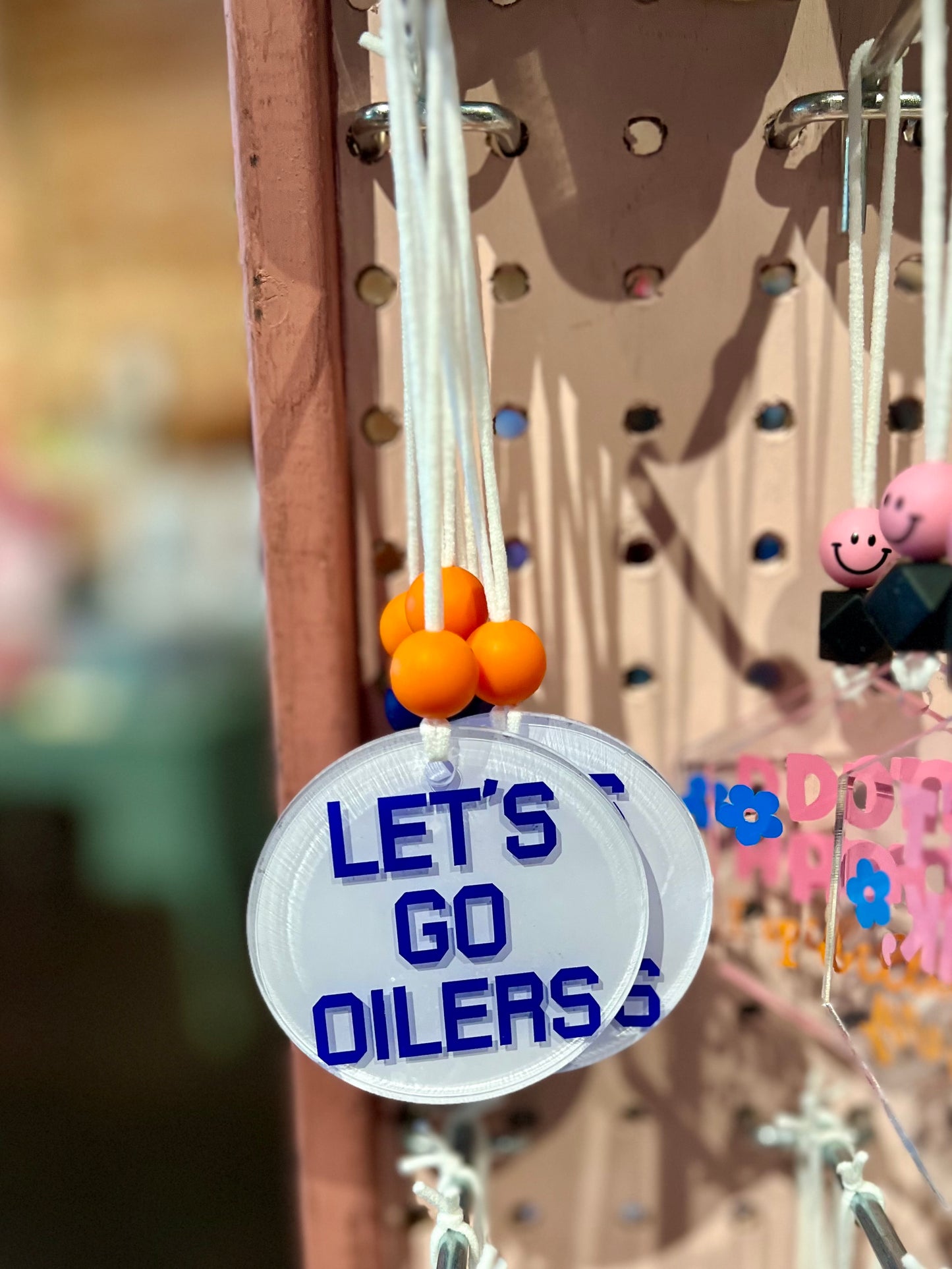 Oilers Car Charm