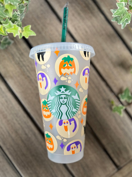 Halloween Cookies Cold Cup