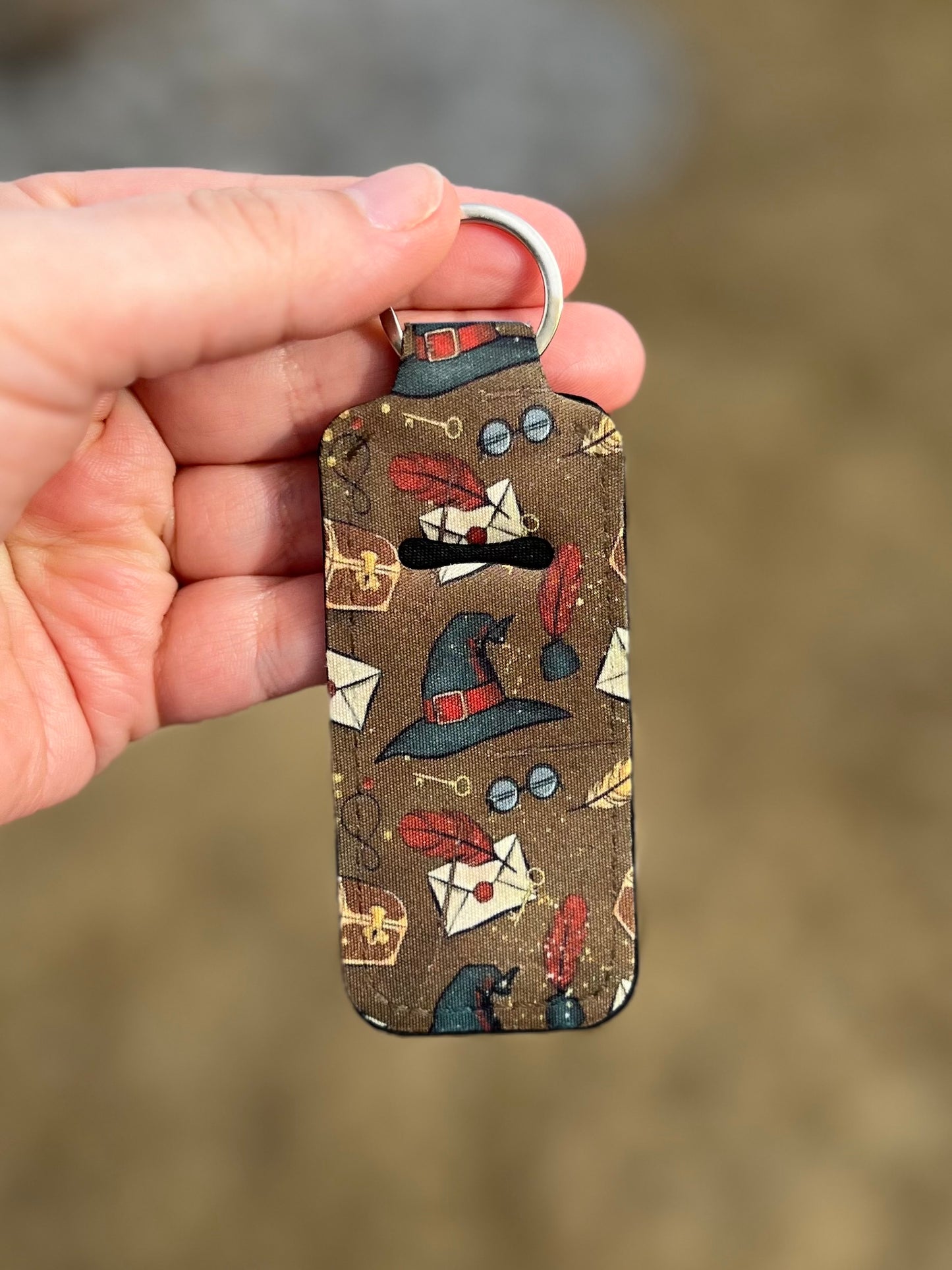 Wizard Chapstick Keychain