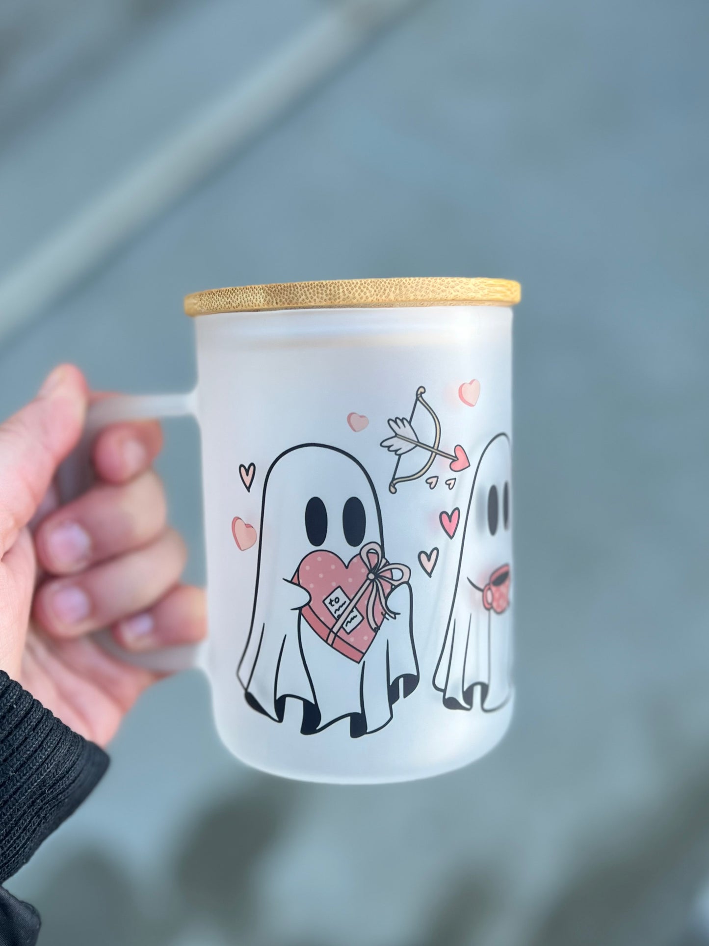 Love Ghosts Frosted Mug