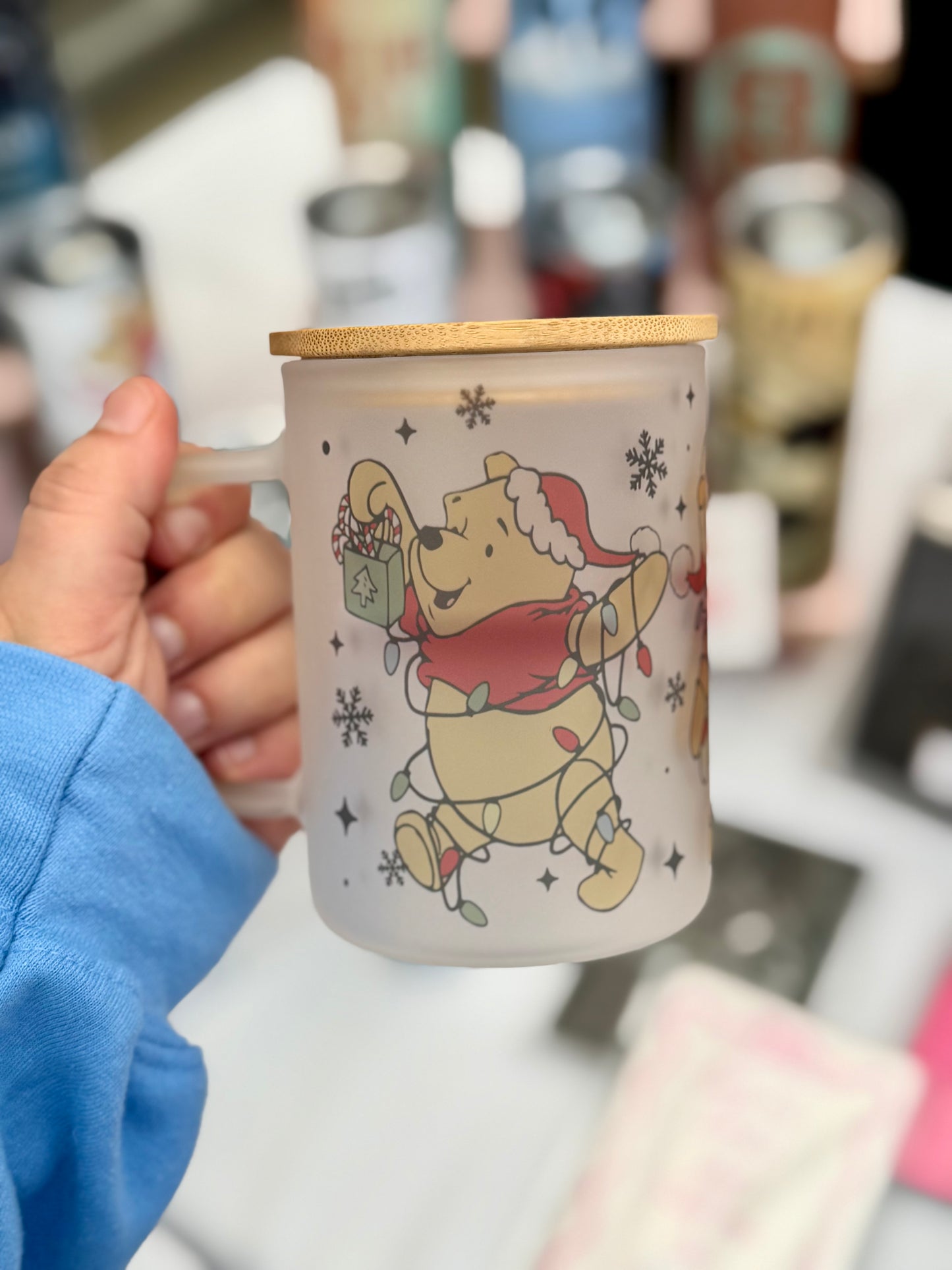 Festive Winnie Frosted Mug