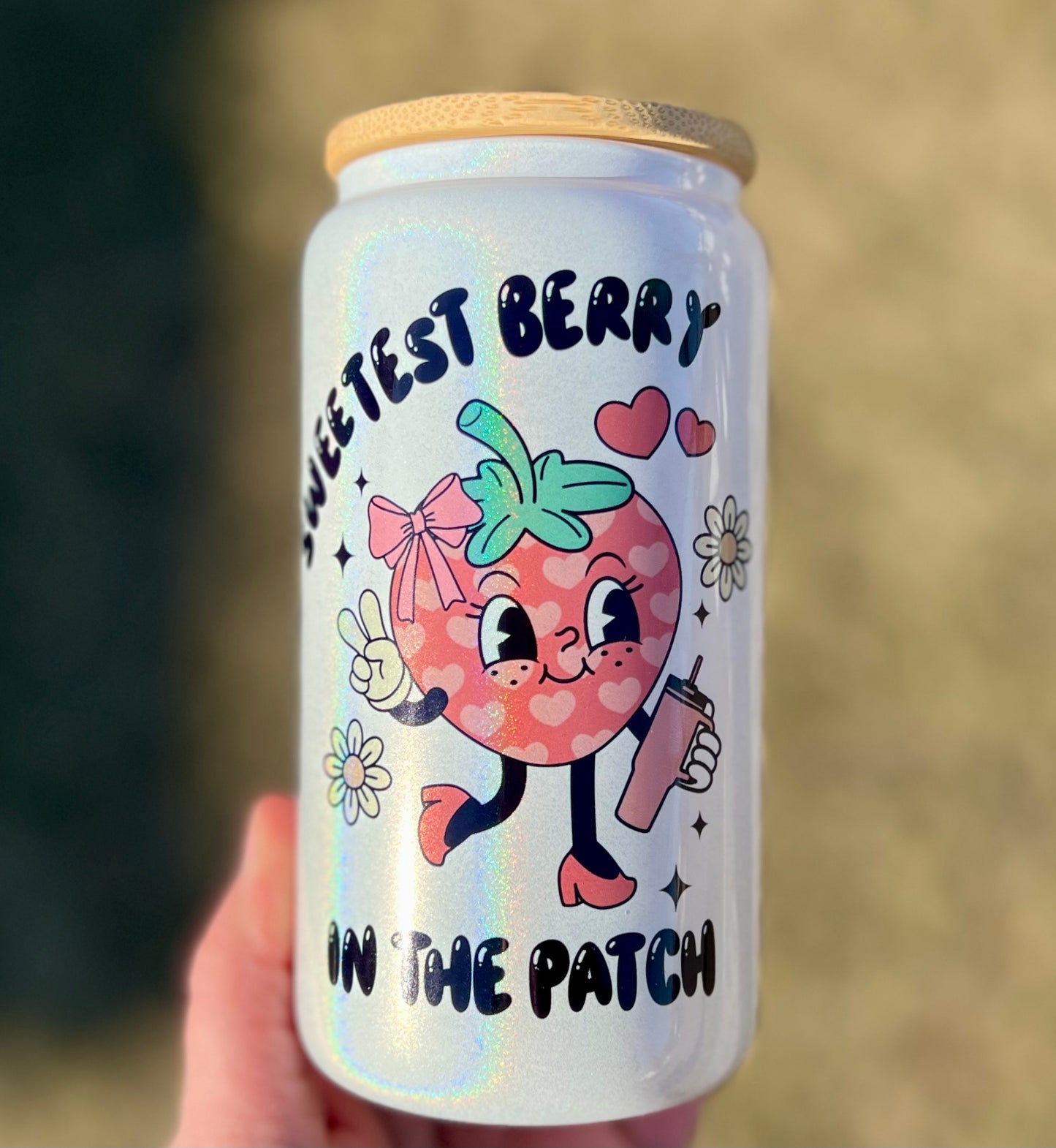 Sweetest Berry Beer Can Glass