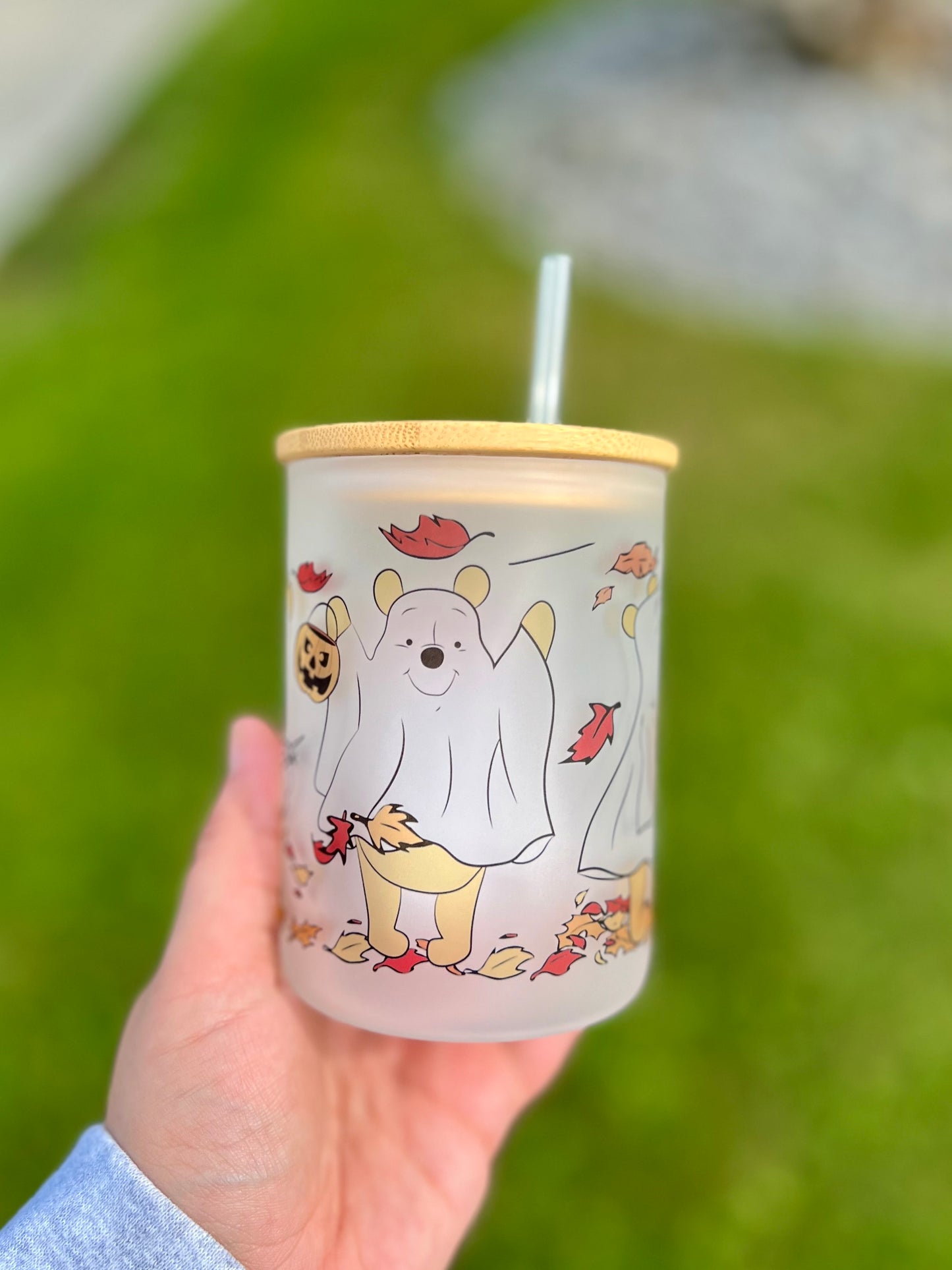 Fall Pooh Frosted Mug