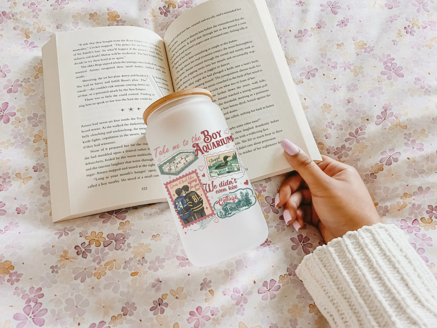 Boy Aquarium Beer Can Glass