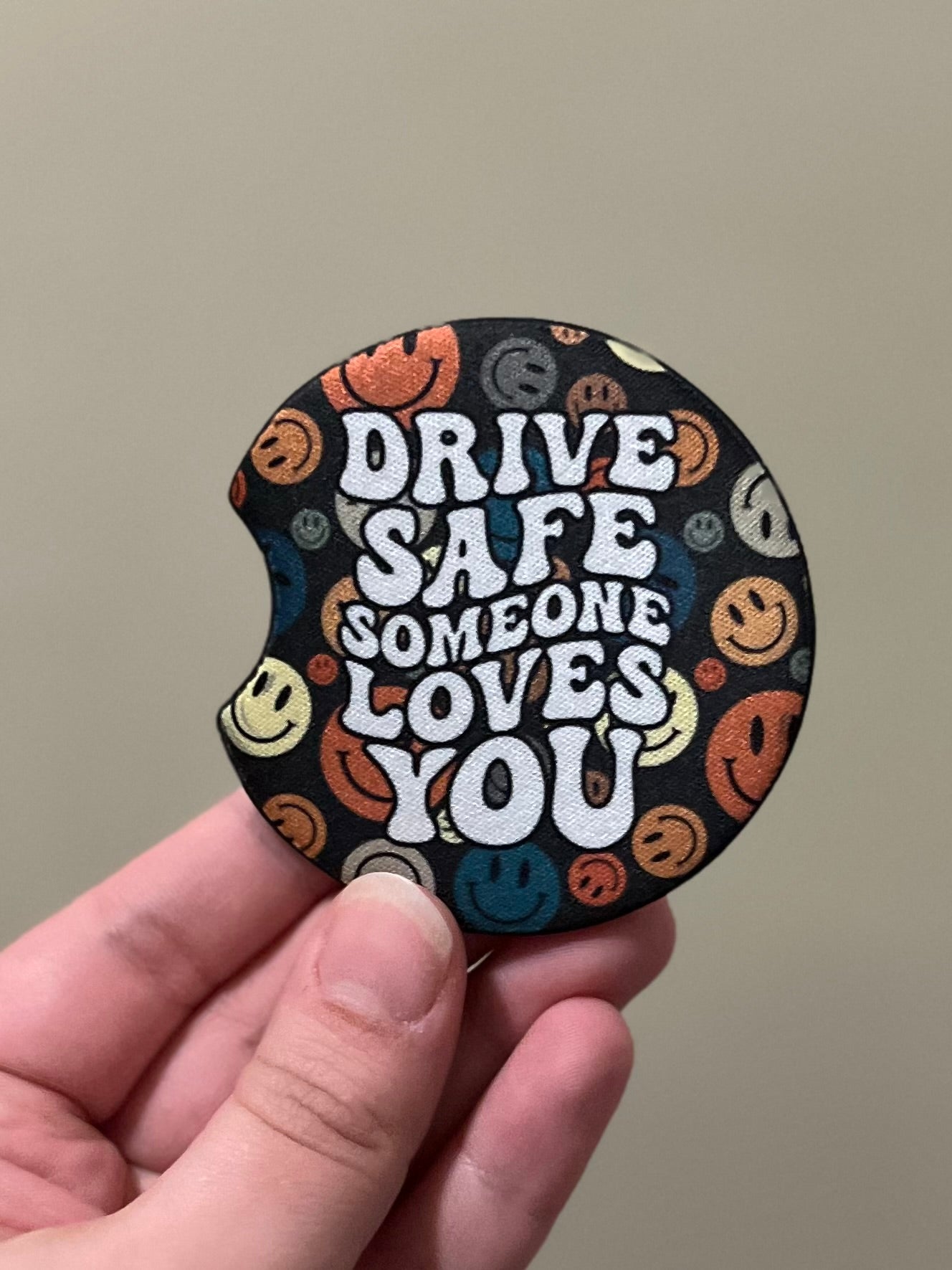 Drive Safe Car Coaster