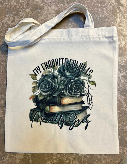 Morally Grey Tote Bag
