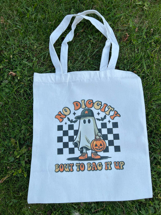 No Diggity Trick Or Treat Tote Bag