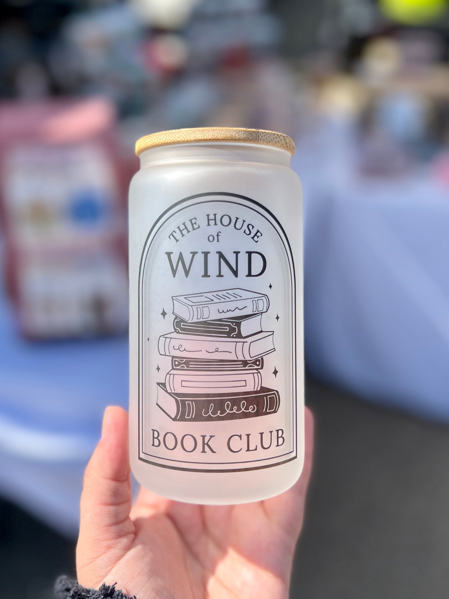 House Of Wind Beer Can Glass