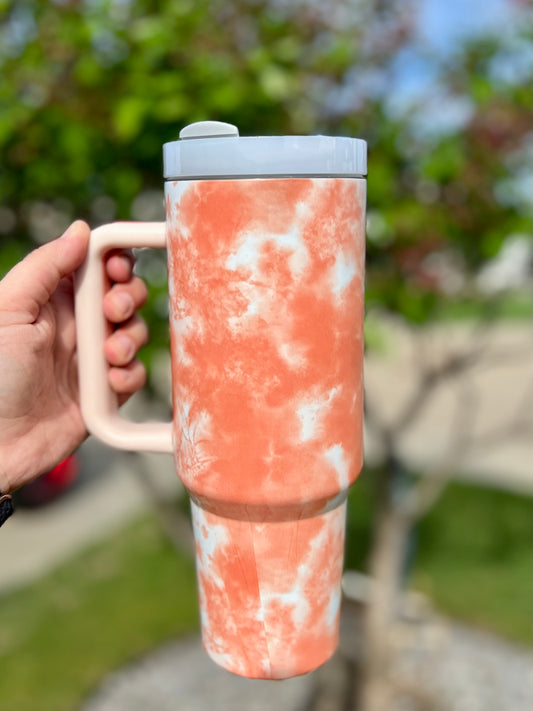 Orange Tie Dye 40 OZ