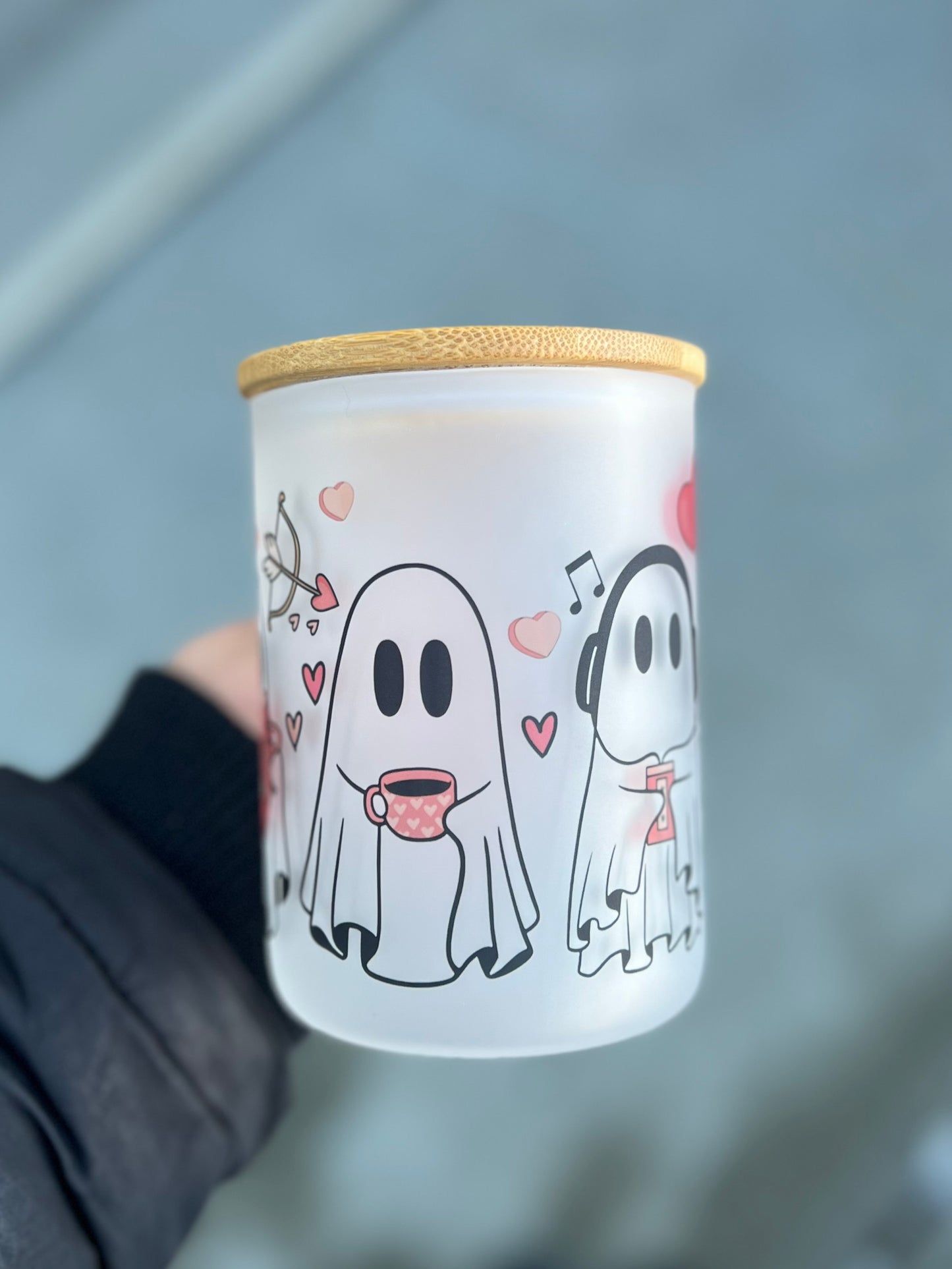 Love Ghosts Frosted Mug