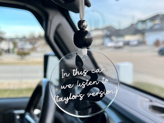 Taylor’s Version Car Charm