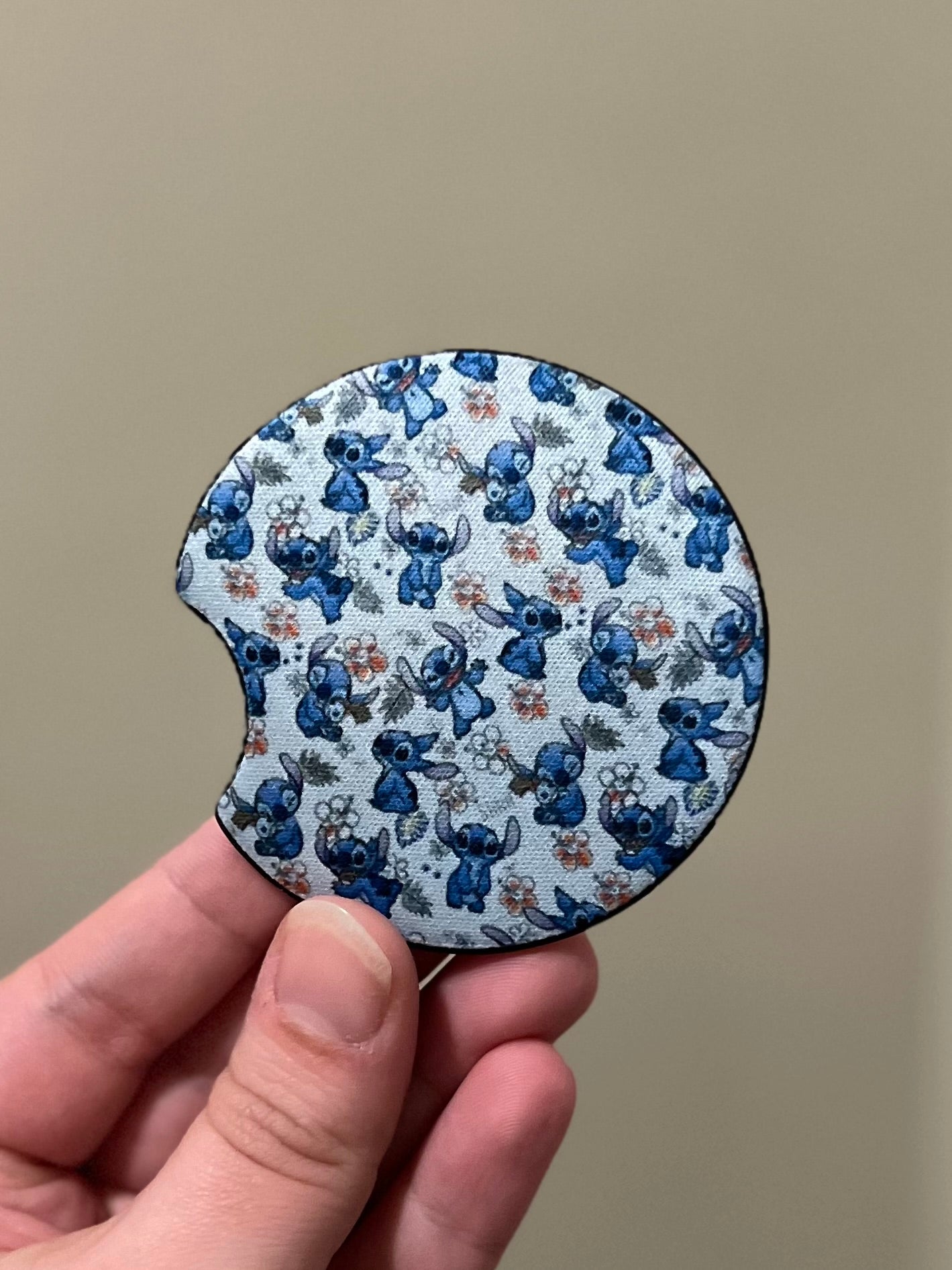 Floral Stitch Car Coaster