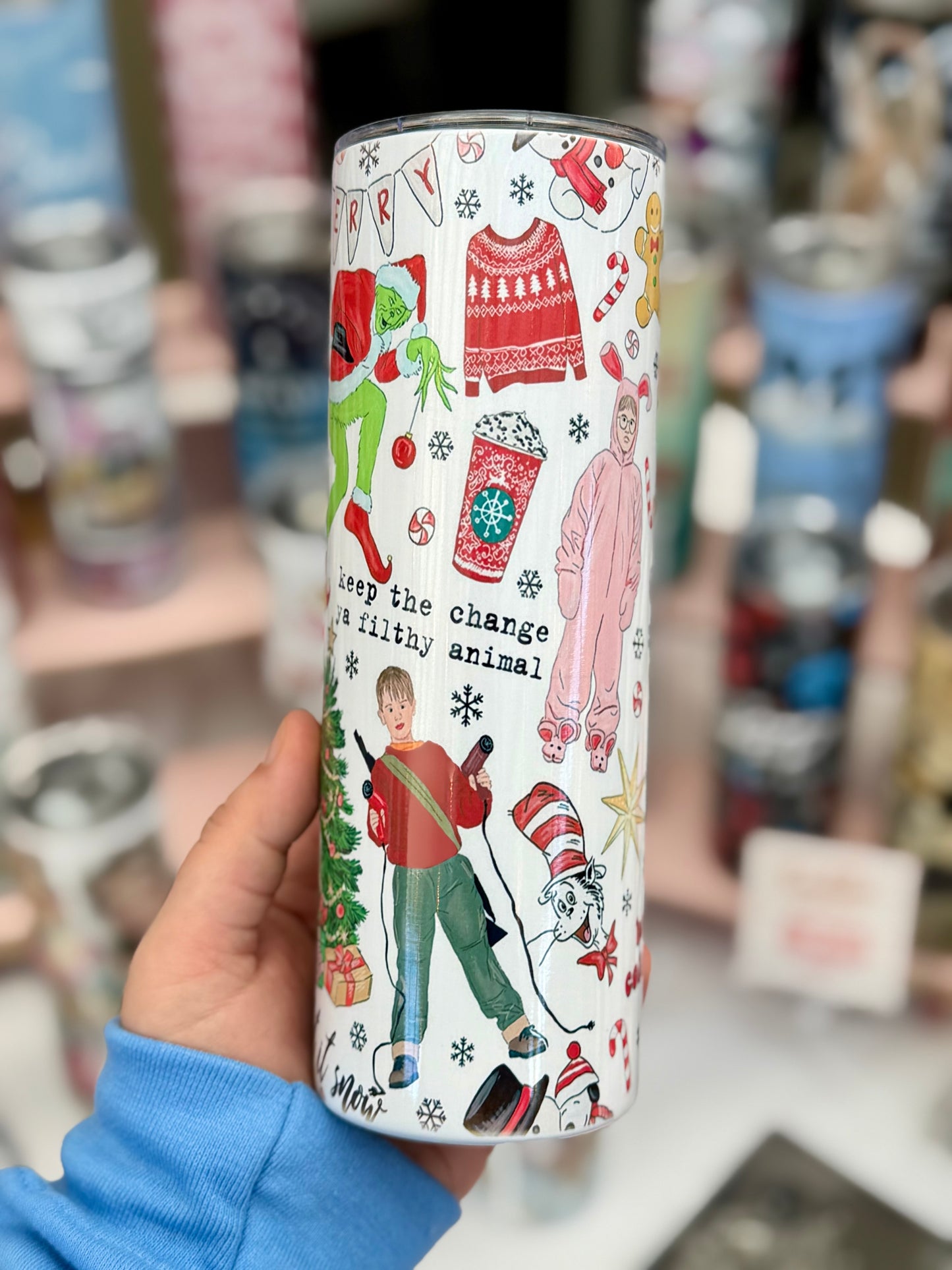 Christmas Movies Tumbler