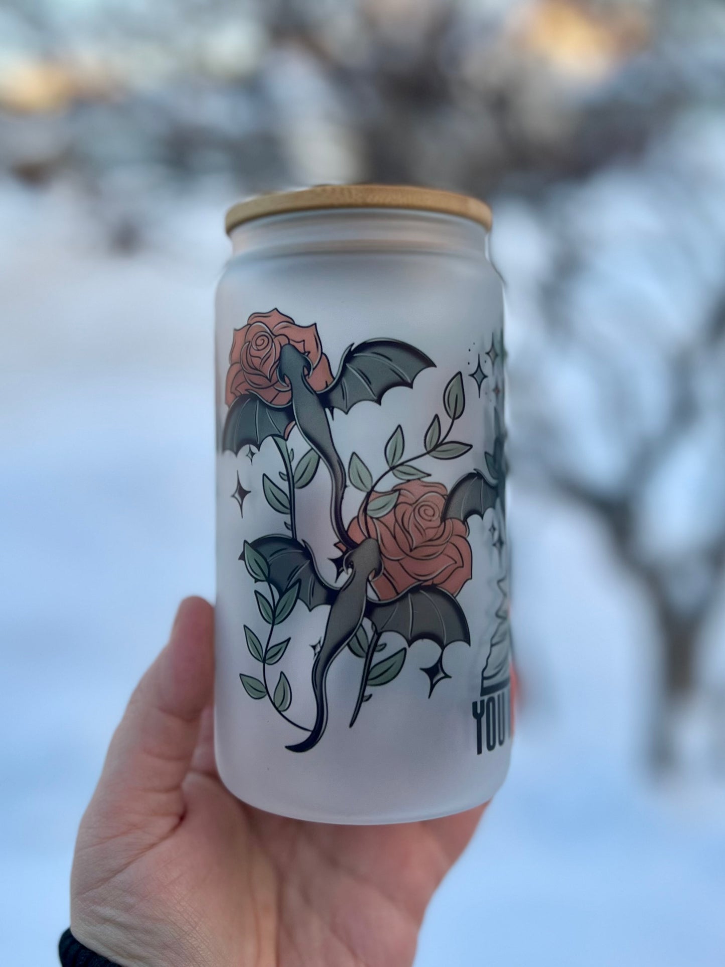 You Had Me At Dragons Beer Can Glass