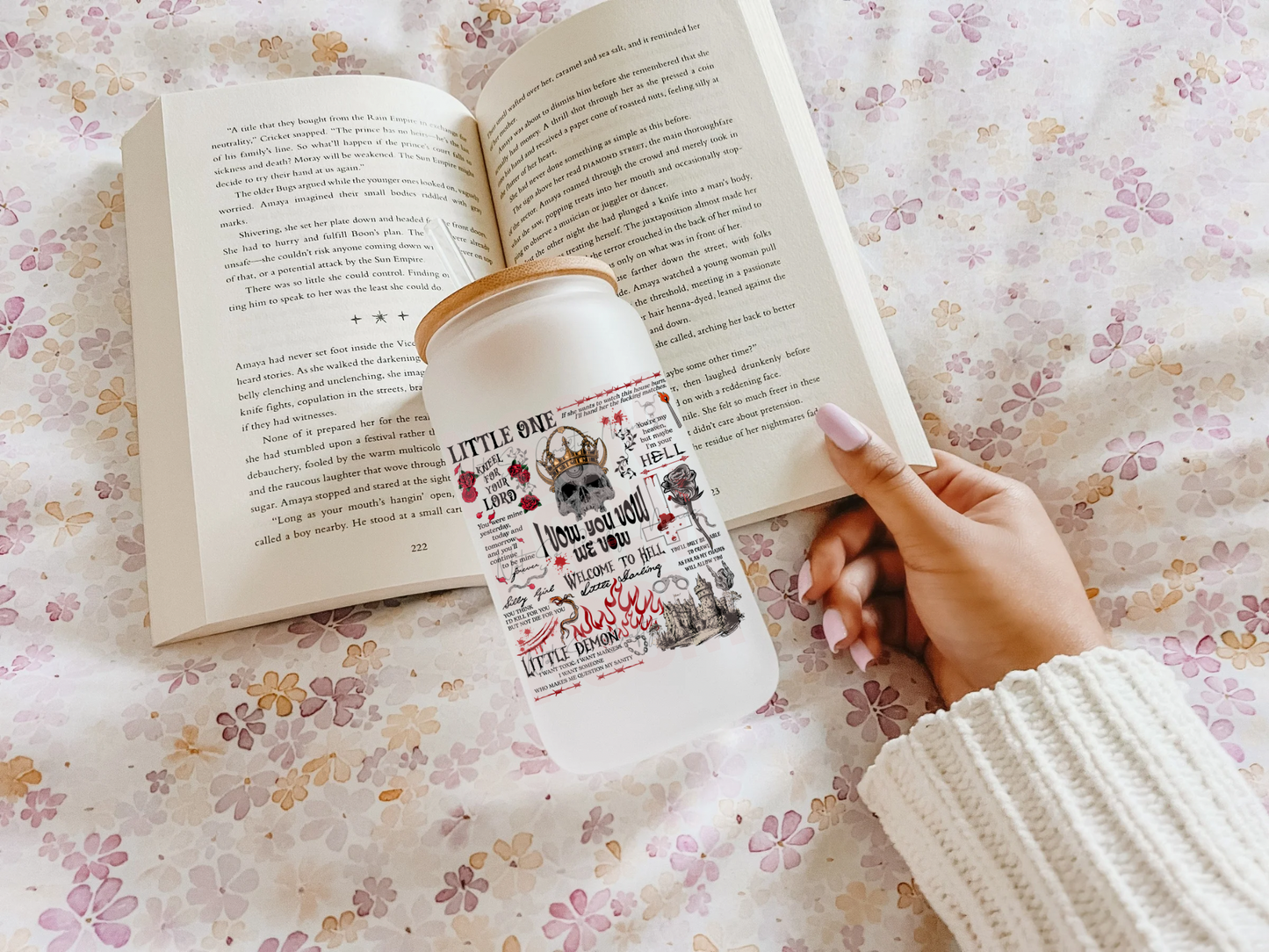 I Vow You Vow We Vow Beer Can Glass