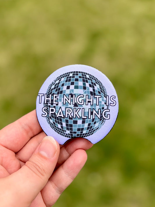 T.S. Sparkling Car Coaster