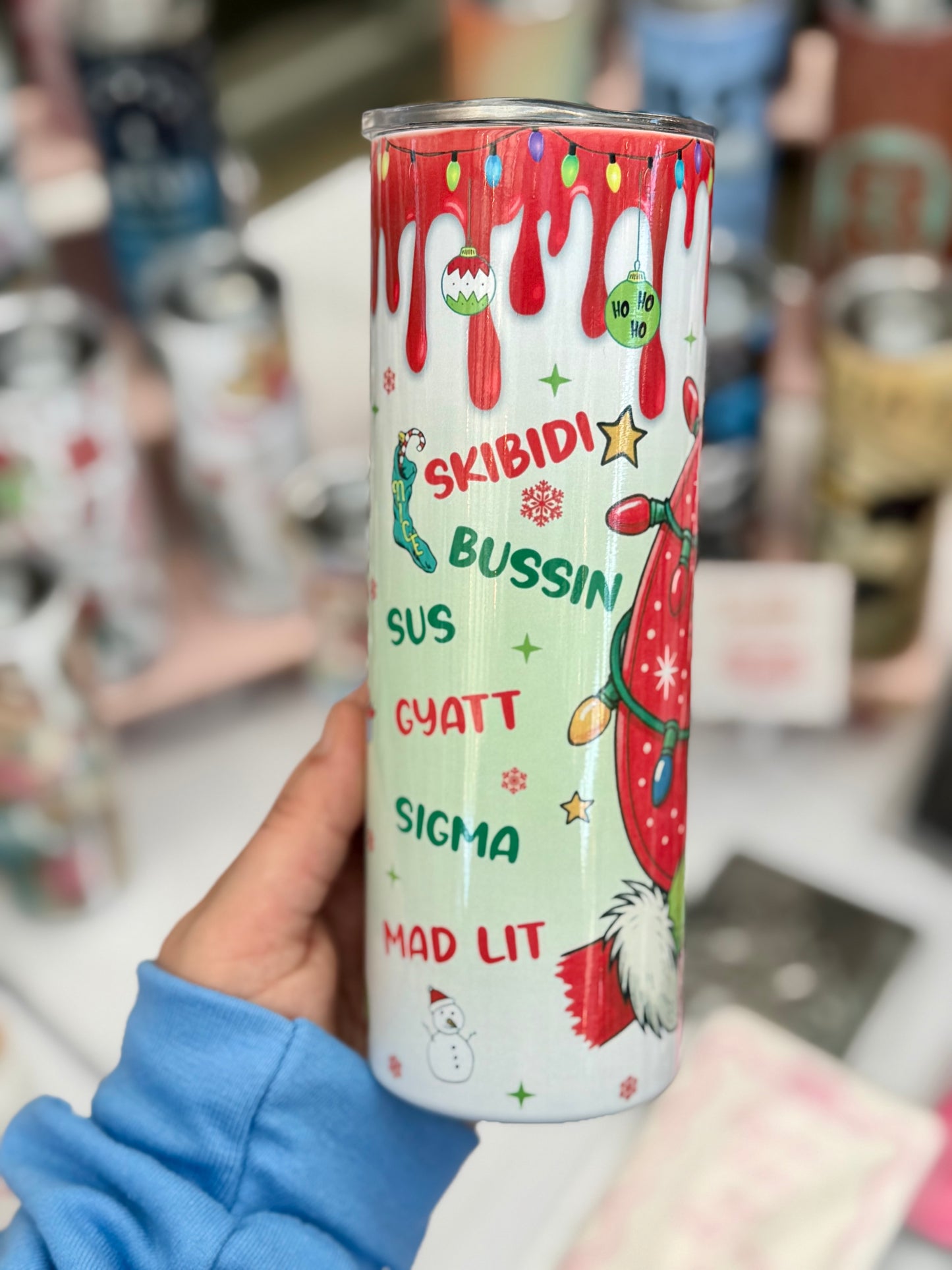 6 7 Christmas Tumbler