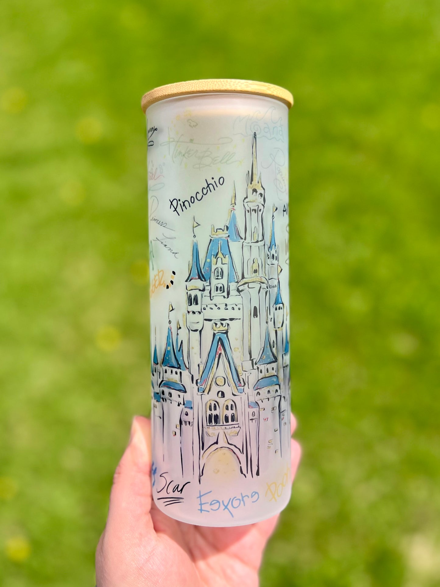 Signature Castle Beer Can Glass