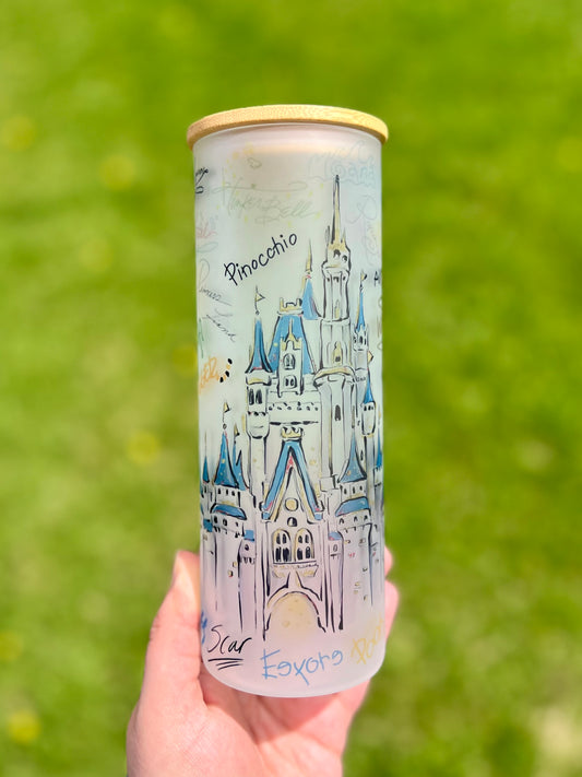 Signature Castle Beer Can Glass
