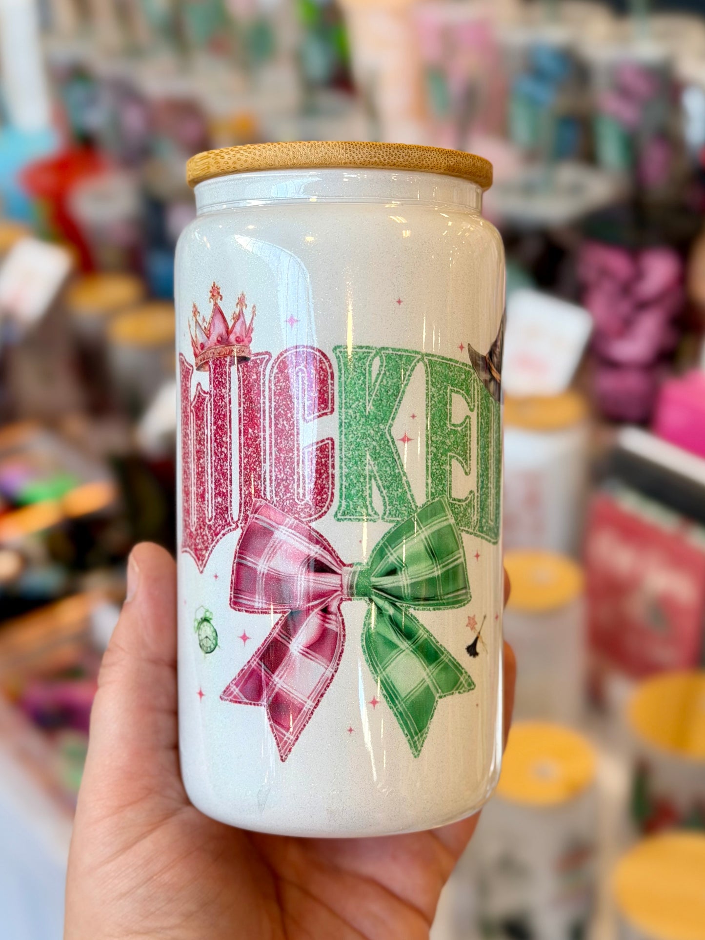 Wicked Bow Beer Can Glass