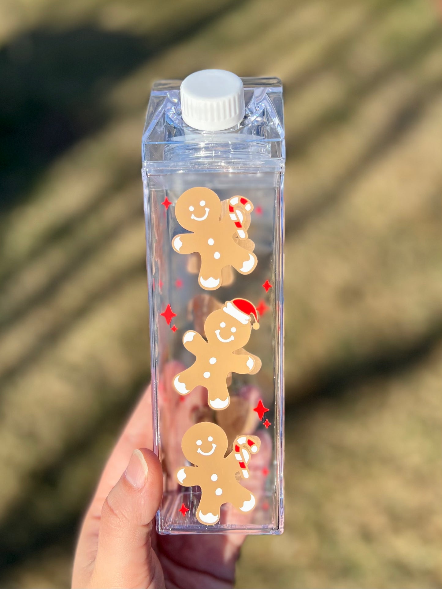 Gingerbread Men Milk Carton