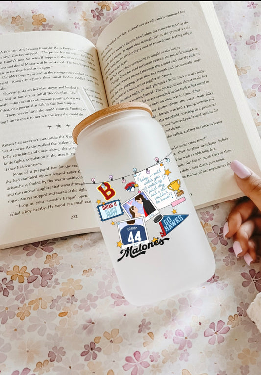 Off Campus Beer Can Glass
