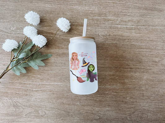 WICKED Beer Can Glass