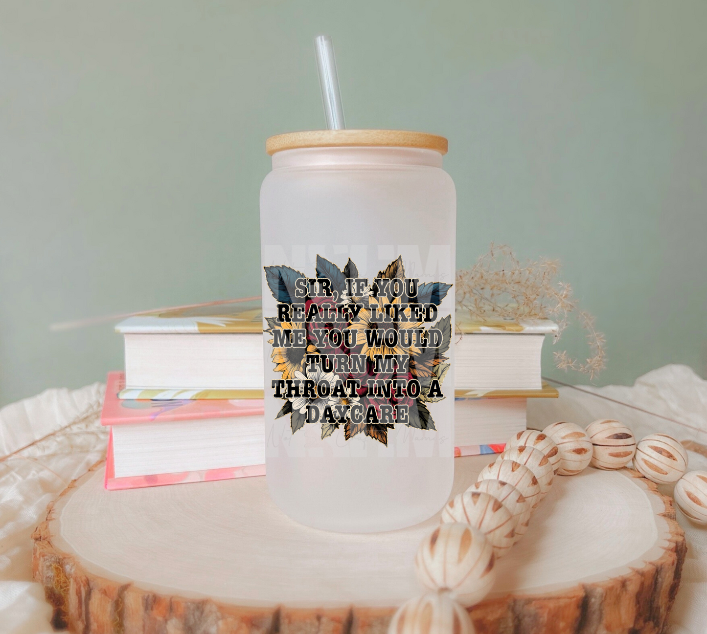 If You Liked Me Beer Can Glass