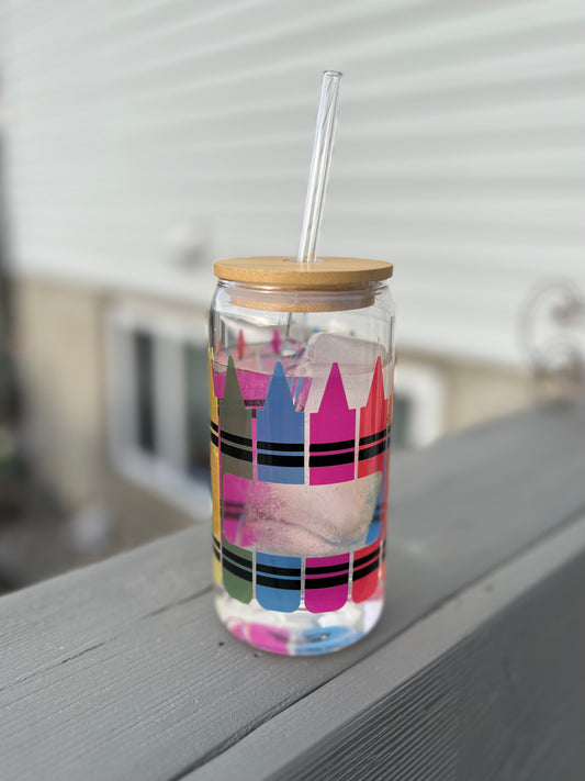 Teacher Beer Can Glass
