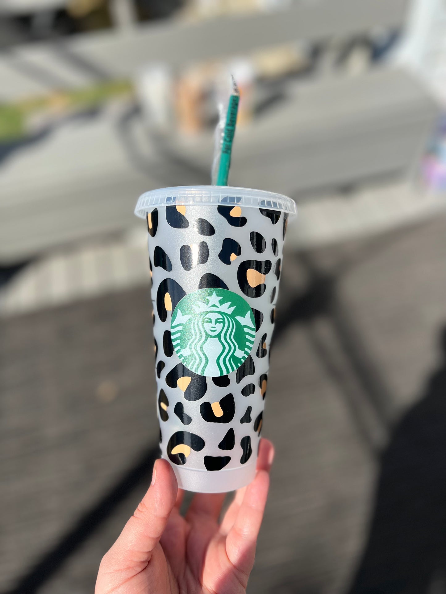 Leopard Print Cold Cup