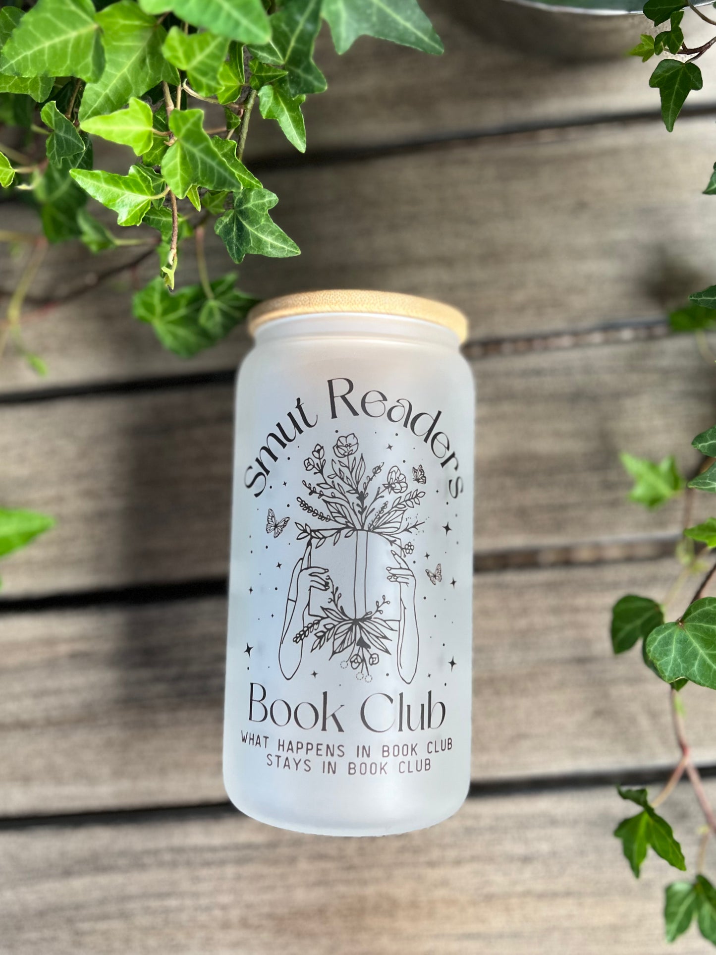 Smut Readers Beer Can Glass