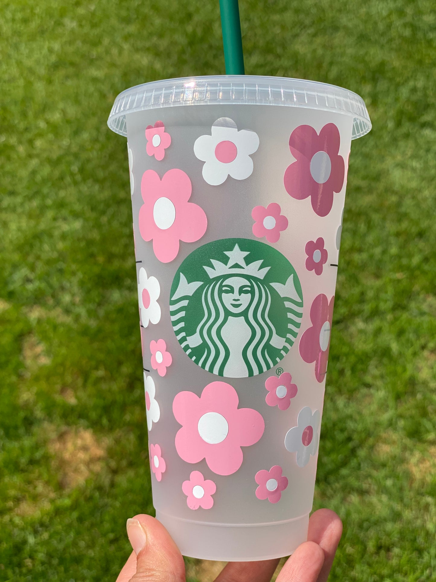 Retro Flowers Cold Cup