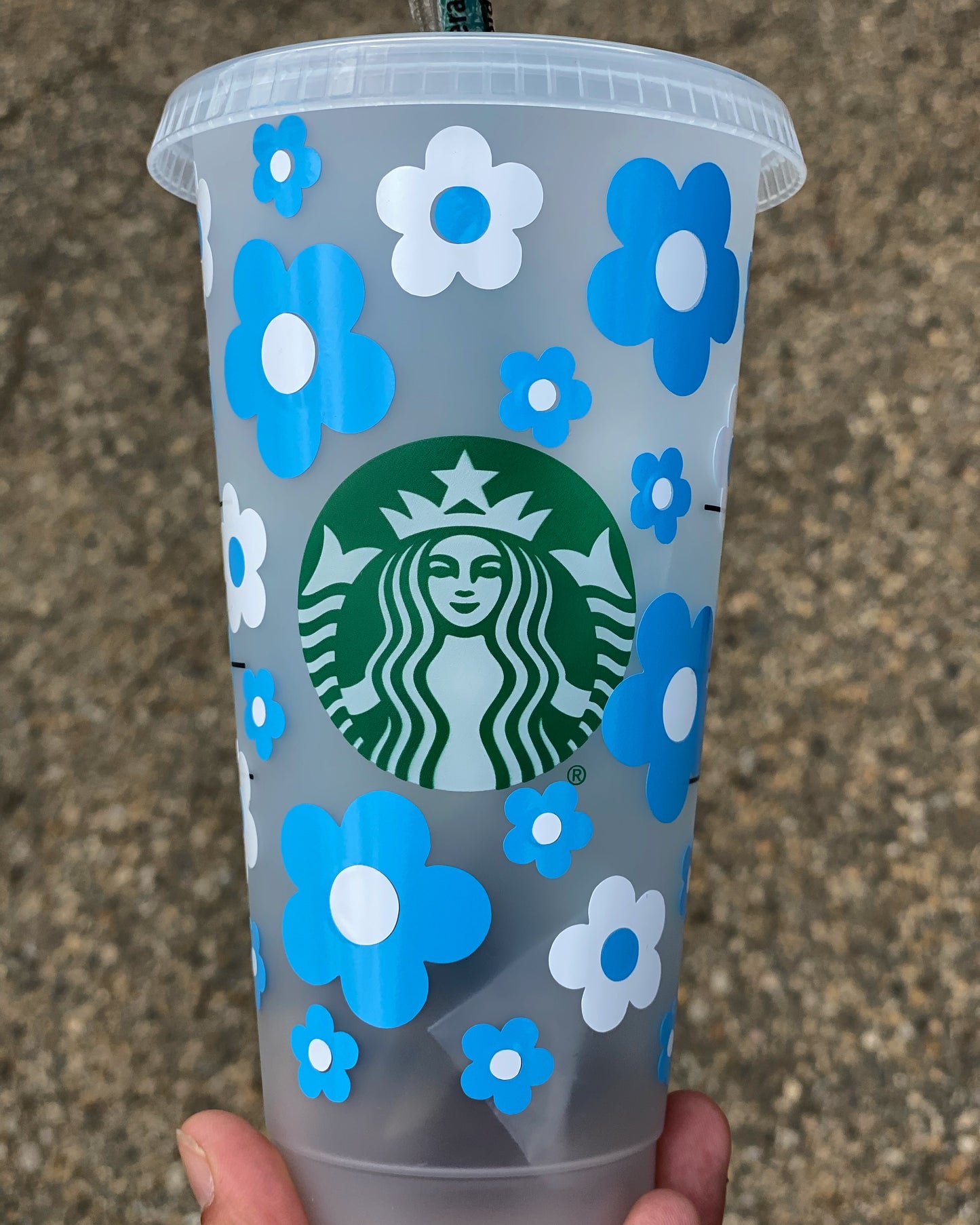 Retro Flowers Cold Cup