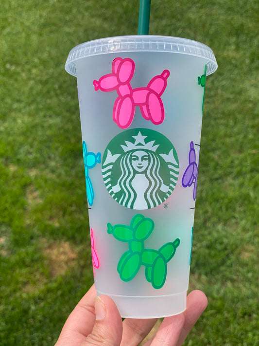 Balloon Dog Cold Cup