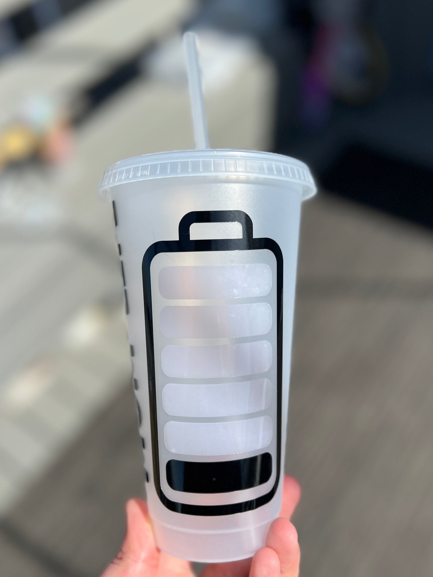 Mom Life Battery Cold Cup